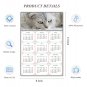 2026 Peel & Stick Calendar - Today is my Lucky Day Removable - Cat 01 (12"x 8")