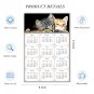 2026 Peel & Stick Calendar - Today is my Lucky Day Removable - Cat 010 (12"x 8")