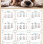 2026 Peel & Stick Calendar - Today is my Lucky Day Removable - Dogs 01 (9"x 6")