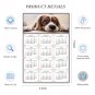 2026 Peel & Stick Calendar - Today is my Lucky Day Removable - Dogs 01 (9"x 6")