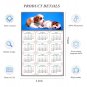 2026 Peel & Stick Calendar - Today is my Lucky Day Removable - Dogs 011 (9"x 6")