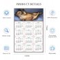 2026 Peel & Stick Calendar - Today is my Lucky Day Removable - Dogs 013 (9"x 6")