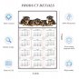 2026 Peel & Stick Calendar - Today is my Lucky Day Removable - Dogs 016 (9"x 6")