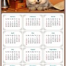2026 Peel & Stick Calendar - Today is my Lucky Day Removable - Dogs 019 (9"x 6")