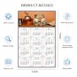 2026 Peel & Stick Calendar - Today is my Lucky Day Removable - Dogs 019 (9"x 6")