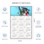 2026 Peel & Stick Calendar - Today is my Lucky Day Removable - Dogs 020 (9"x 6")