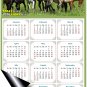 2026 Peel & Stick Calendar - Today is my Lucky Day Removable - Horses 02 (12"x 8")