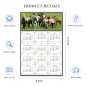 2026 Peel & Stick Calendar - Today is my Lucky Day Removable - Horses 02 (12"x 8")