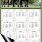 2026 Peel & Stick Calendar - Today is my Lucky Day Removable - Horses 05 (12"x 8")