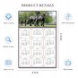 2026 Peel & Stick Calendar - Today is my Lucky Day Removable - Horses 05 (12"x 8")
