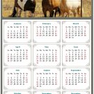 2026 Peel & Stick Calendar - Today is my Lucky Day Removable - Horses 07 (12"x 8") 2026 Peel & Stick Calendar - Today is my Lucky Day Removable - Horses 07 (12"x 8")