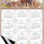 2026 Peel & Stick Calendar - Today is my Lucky Day Removable - Horses 09 (12"x 8")