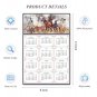 2026 Peel & Stick Calendar - Today is my Lucky Day Removable - Horses 09 (12"x 8")