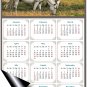 2026 Peel & Stick Calendar - Today is my Lucky Day Removable - Horses 013 (12"x 8")