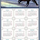 2026 Peel & Stick Calendar - Today is my Lucky Day Removable - Horses 015 (12"x 8")