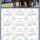2026 Peel & Stick Calendar - Today is my Lucky Day Removable - Horses 018 (12"x 8")