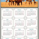 2026 Peel & Stick Calendar - Today is my Lucky Day Removable - Horses 017 (12"x 8")