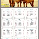 2026 Peel & Stick Calendar - Today is my Lucky Day Removable - Horses 014 (12"x 8")