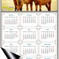 2026 Peel & Stick Calendar - Today is my Lucky Day Removable - Horses 014 (12"x 8")