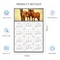2026 Peel & Stick Calendar - Today is my Lucky Day Removable - Horses 014 (12"x 8")
