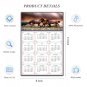 2026 Peel & Stick Calendar - Today is my Lucky Day Removable - Horses 01 (12"x 8")