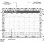 2026 Calendar 12 Months Student Calendar / Planner for 3-Ring Binder - B&W v014