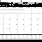 2026 Calendar 12 Months Student Calendar / Planner for 3-Ring Binder v015