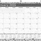 2026 Calendar 12 Months Student Calendar / Planner for 3-Ring Binder - B&W v020 2026 Calendar 12 Months Student Calendar / Planner for 3-Ring Binder - B&W v020