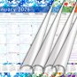 2026 Calendar 12 Months Student Calendar / Planner for 3-Ring Binder v022