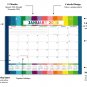 2026 Calendar 12 Months Student Calendar / Planner for 3-Ring Binder v027