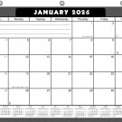 2026 Calendar 12 Months Student Calendar / Planner for 3-Ring Binder v031