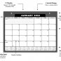 2026 Calendar 12 Months Student Calendar / Planner for 3-Ring Binder v031