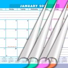 2026 Calendar 12 Months Student Calendar / Planner for 3-Ring Binder -v007