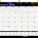 2026 Calendar 12 Months Student Calendar / Planner for 3-Ring Binder -v009