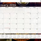 2026 Calendar 12 Months Student Calendar / Planner for 3-Ring Binder v012