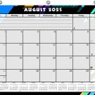 2025 - 2026 Academic Year 12 Months Student Calendar / Planner for 3-Ring v012