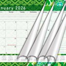 2026 Monthly Spiral-Bound Wall/Desk Calendar - 12 Months - (Edition #016)