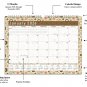 2026 Monthly Spiral-Bound Wall/Desk Calendar - 12 Months - (Edition #020)