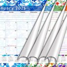 2026 Monthly Spiral-Bound Wall/Desk Calendar - 12 Months - (Edition #022)
