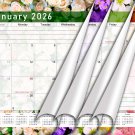 2026 Monthly Spiral-Bound Wall/Desk Calendar - 12 Months - (Edition #023)