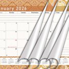 2026 Monthly Spiral-Bound Wall/Desk Calendar - 12 Months - (Edition #025)
