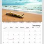 2026 Spiral-bound Wall Calendar (Beaches) - 12 Months Desktop / Wall Calendar/ Planner