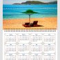 2026 Spiral-bound Wall Calendar (Beaches) - 12 Months Desktop / Wall Calendar/ Planner