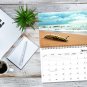 2026 Spiral-bound Wall Calendar (Beaches) - 12 Months Desktop / Wall Calendar/ Planner