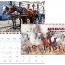 2026 Spiral-bound Wall Calendar (Horses) - 12 Months Desktop / Wall Calendar/ Planner