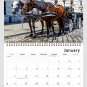 2026 Spiral-bound Wall Calendar (Horses) - 12 Months Desktop / Wall Calendar/ Planner