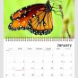 2026 Spiral-bound Wall Calendar (Butterfly) - 12 Months Desktop / Wall Calendar/ Planner