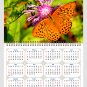 2026 Spiral-bound Wall Calendar (Butterfly) - 12 Months Desktop / Wall Calendar/ Planner