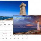 2026 Spiral-bound Wall Calendar (Lighthouse) - 12 Months Desktop / Wall Calendar/ Planner