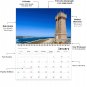 2026 Spiral-bound Wall Calendar (Lighthouse) - 12 Months Desktop / Wall Calendar/ Planner
